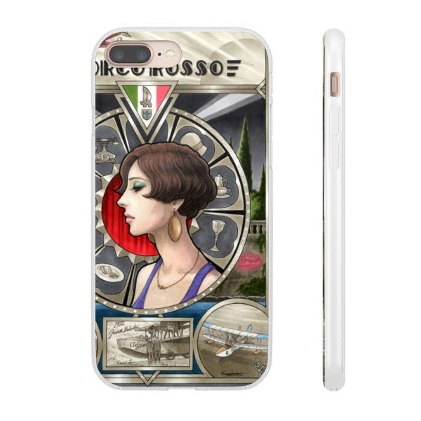 Porco Rosso Fiona Portrait Art iPhone Cases-Accessories, Phone Case, porco rosso