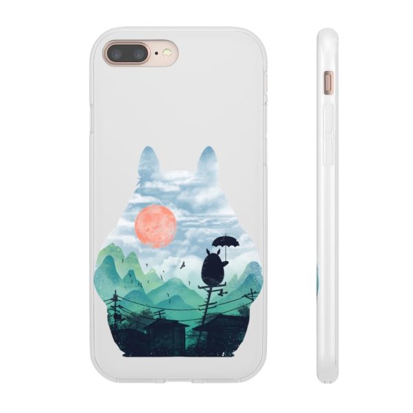 Characters From My Neighbor Totoro - Totoro on the Line Lanscape iPhone Cases-Accessories, Characters From My Neighbor Totoro, My Neighbor Totoro, Phone Case