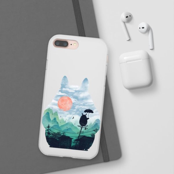 Characters From My Neighbor Totoro - Totoro on the Line Lanscape iPhone Cases-Accessories, Characters From My Neighbor Totoro, My Neighbor Totoro, Phone Case