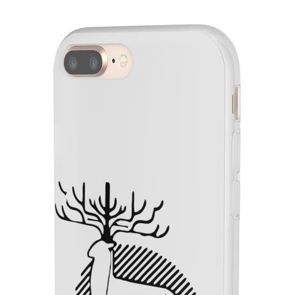 Princess Mononoke Mononoke Hime - Princess Mononoke – Shishigami Line Art iPhone Cases-Accessories, Phone Case, princess mononoke, Princess Mononoke Mononoke Hime