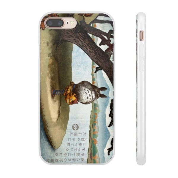 Totoro Bag - Totoro on the Catbus Spring Ride iPhone Cases-Accessories, My Neighbor Totoro, Phone Case, Totoro Bag