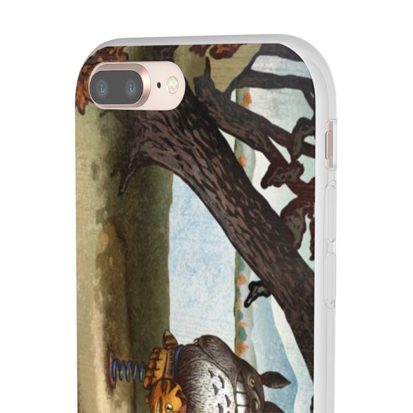 Totoro Bag - Totoro on the Catbus Spring Ride iPhone Cases-Accessories, My Neighbor Totoro, Phone Case, Totoro Bag