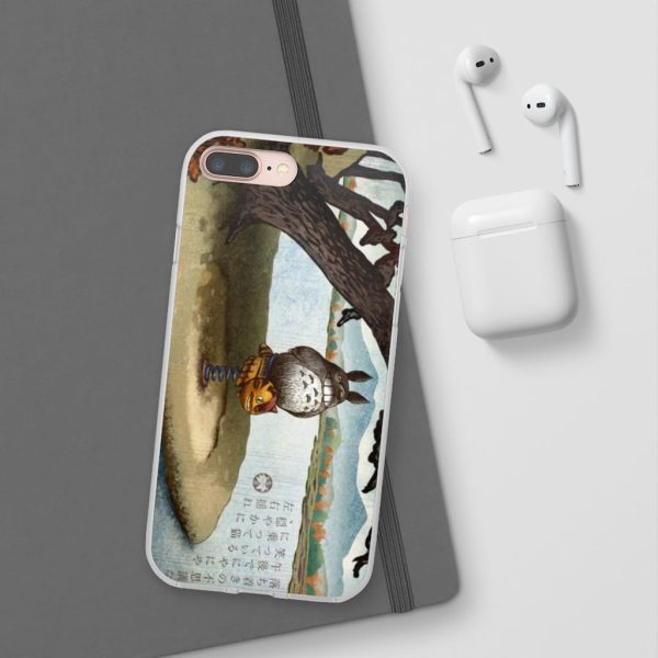 Totoro Bag - Totoro on the Catbus Spring Ride iPhone Cases-Accessories, My Neighbor Totoro, Phone Case, Totoro Bag