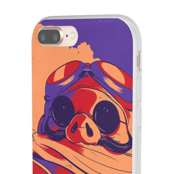 Porco Rosso Retro iPhone Cases-Accessories, Phone Case, porco rosso