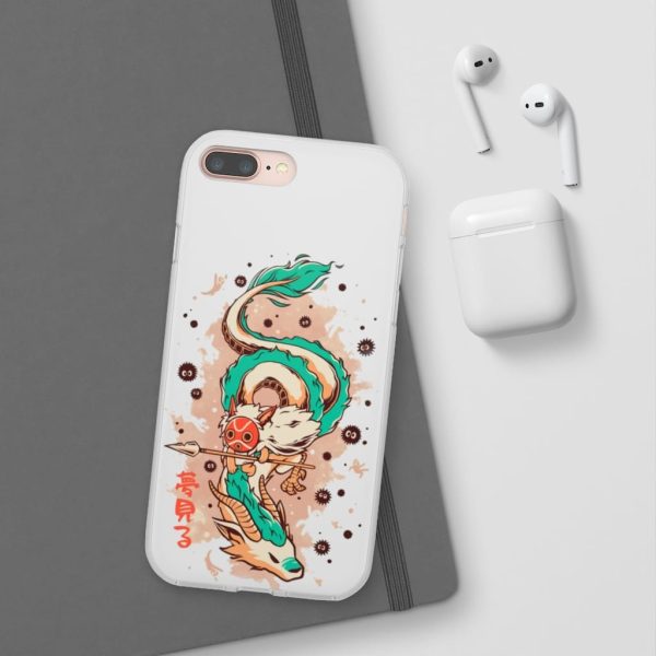 Princess Mononoke Ainu Influence - Princess Mononoke on the Dragon iPhone Cases-Accessories, Phone Case, princess mononoke, Princess Mononoke Ainu Influence