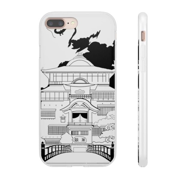 Spirited Away English Actors - Spirited Away Bathhouse illustrated Graphic iPhone Cases-Accessories, Phone Case, Spirited Away, Spirited Away English Actors