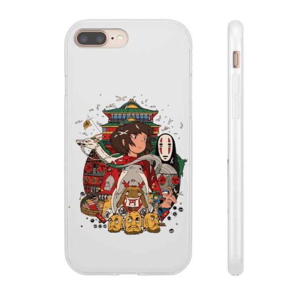 Spirited Away Poster - Spirited Away – Sen and Friends iPhone Cases-Accessories, kaonashi, no face, Phone Case, Spirited Away, Spirited Away Poster