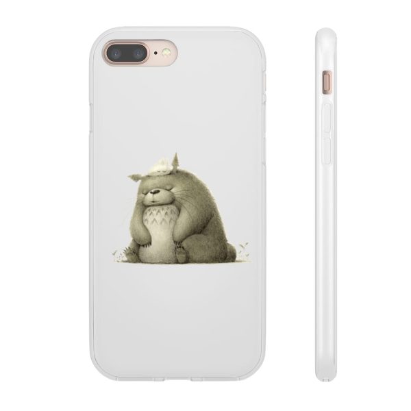 Tom Totoro Concrete Atlantic City - The Fluffy Totoro iPhone Cases-Accessories, My Neighbor Totoro, Phone Case, Tom Totoro Concrete Atlantic City