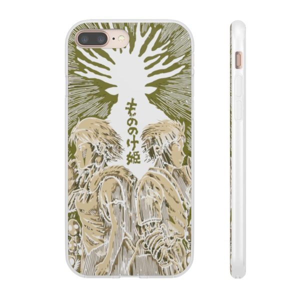 San Princess Mononoke - Princess Mononoke – San and Ashitaka iPhone Cases-Accessories, Phone Case, princess mononoke, San Princess Mononoke