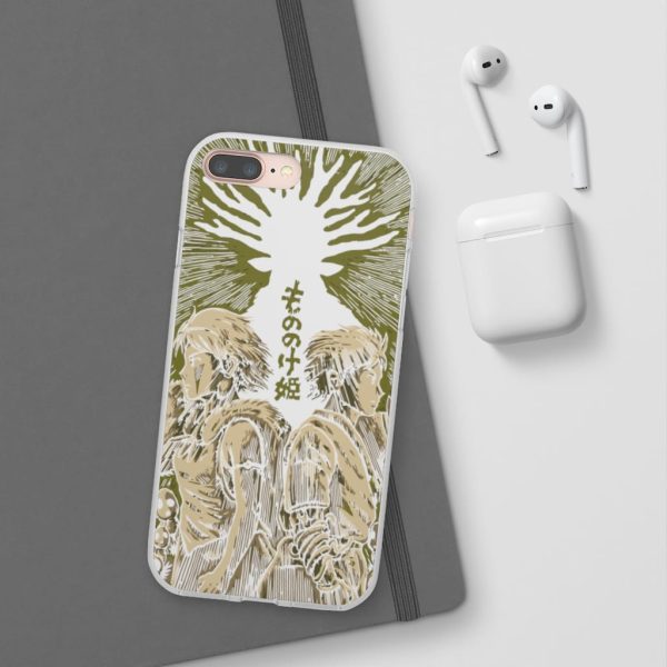 San Princess Mononoke - Princess Mononoke – San and Ashitaka iPhone Cases-Accessories, Phone Case, princess mononoke, San Princess Mononoke