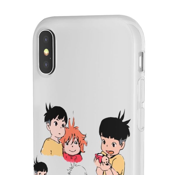 Ponyo Plush - Ponyo and Sosuke Sketch iPhone Cases-Accessories, Phone Case, ponyo, Ponyo Plush