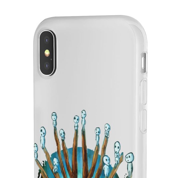 Studio Ghibli Films Princess Mononoke - Princess Mononoke – Shishigami and The Tree Spirit iPhone Cases-Accessories, Phone Case, princess mononoke, Studio Ghibli Films Princess Mononoke