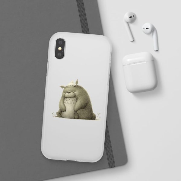 Tom Totoro Concrete Atlantic City - The Fluffy Totoro iPhone Cases-Accessories, My Neighbor Totoro, Phone Case, Tom Totoro Concrete Atlantic City