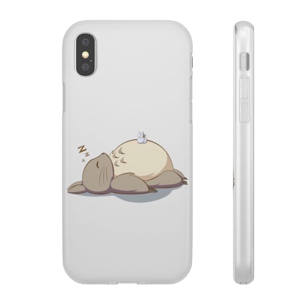 Satsuki Totoro - Sleeping Totoro iPhone Cases-Accessories, My Neighbor Totoro, Phone Case, Satsuki Totoro