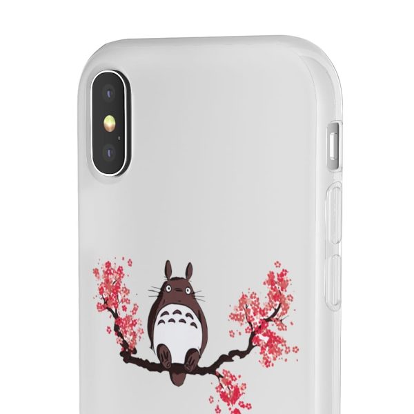 My Neighbor Totoro Japanese - Totoro and Sakura iPhone Cases-Accessories, My Neighbor Totoro, My Neighbor Totoro Japanese, Phone Case