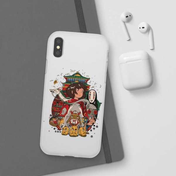 Spirited Away Poster - Spirited Away – Sen and Friends iPhone Cases-Accessories, kaonashi, no face, Phone Case, Spirited Away, Spirited Away Poster