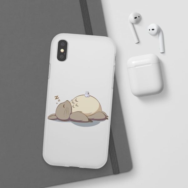 Satsuki Totoro - Sleeping Totoro iPhone Cases-Accessories, My Neighbor Totoro, Phone Case, Satsuki Totoro