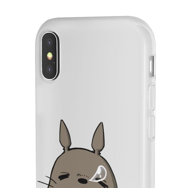 Totoro Umbrella - Sleepy Totoro iPhone Cases-Accessories, My Neighbor Totoro, Phone Case, Totoro Umbrella