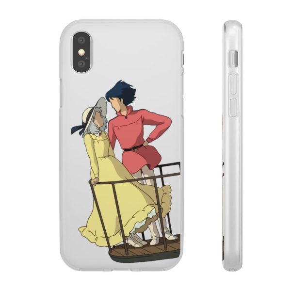 Sheet Music Howl's Moving Castle - Howl’s Moving Castle – Sophie and Howl Gazing at Each other iPhone Cases-Accessories, Howl's Moving Castle, Phone Case, Sheet Music Howl's Moving Castle