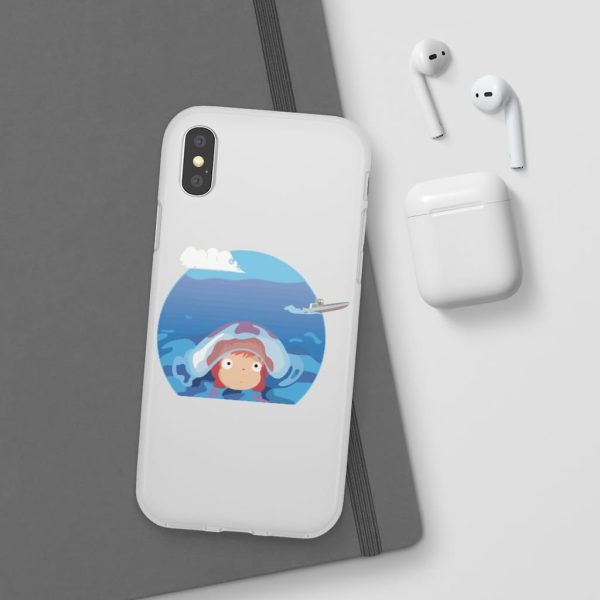 Ponyo Background - Ponyo in her first trip iPhone Cases-Accessories, Phone Case, ponyo, Ponyo Background