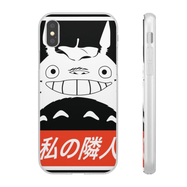 Totoro Japanese Restaurant - Smiling Totoro iPhone Cases-Accessories, My Neighbor Totoro, Phone Case, Totoro Japanese Restaurant