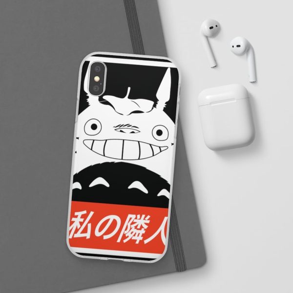 Totoro Japanese Restaurant - Smiling Totoro iPhone Cases-Accessories, My Neighbor Totoro, Phone Case, Totoro Japanese Restaurant