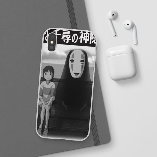 Like Spirited Away - Spirited Away – Chihiro and No Face on the Train iPhone Cases-Accessories, kaonashi, Like Spirited Away, no face, Phone Case, Spirited Away