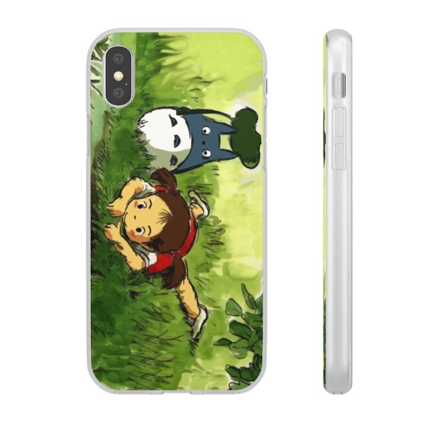 Studio Ghibli Totoro Movie - My Neighbor Totoro – Playing Mei iPhone Cases-Accessories, My Neighbor Totoro, Phone Case, Studio Ghibli Totoro Movie