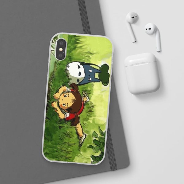 Studio Ghibli Totoro Movie - My Neighbor Totoro – Playing Mei iPhone Cases-Accessories, My Neighbor Totoro, Phone Case, Studio Ghibli Totoro Movie