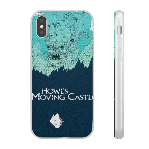 Witch Howl's Moving Castle - Howl’s Moving Castle Blue Tone Art iPhone Cases-Accessories, Howl's Moving Castle, Phone Case, Witch Howl's Moving Castle