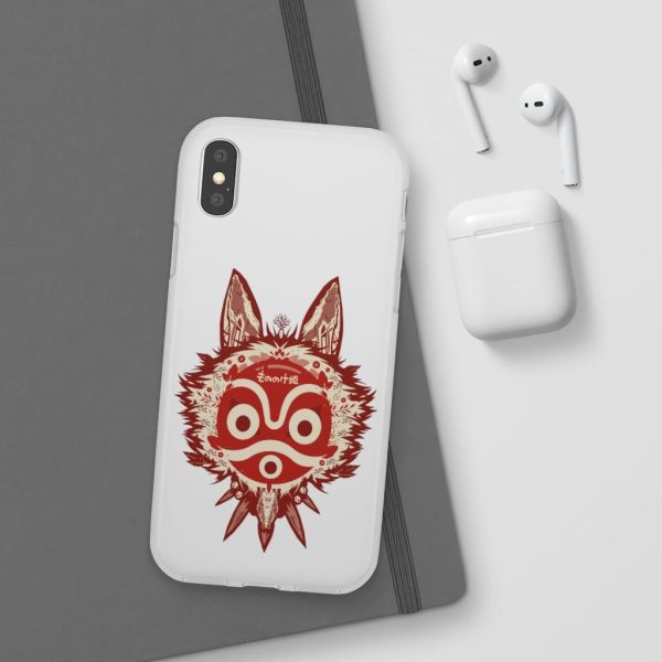 Princess Mononoke Spirits - Princess Mononoke Mask iPhone Cases-Accessories, Phone Case, princess mononoke, Princess Mononoke Spirits