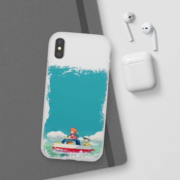 Ponyo Dad - Ponyo and Sosuke on Boat iPhone Cases-Accessories, Phone Case, ponyo, Ponyo Dad