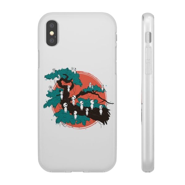 Anime Film Princess Mononoke - Tree Spirits by the Red Moon iPhone Cases-Accessories, Anime Film Princess Mononoke, Phone Case, princess mononoke