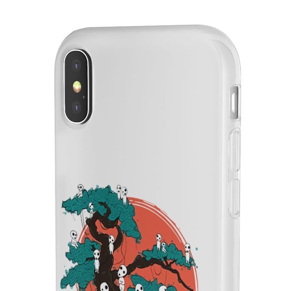 Anime Film Princess Mononoke - Tree Spirits by the Red Moon iPhone Cases-Accessories, Anime Film Princess Mononoke, Phone Case, princess mononoke