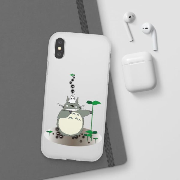 My Totoro - Totoro and the Sootballs iPhone Cases-Accessories, My Neighbor Totoro, My Totoro, Phone Case