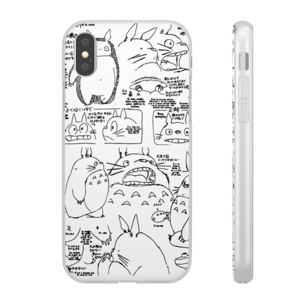 Mi Vecino Totoro - Totoro Original Character Sketch iPhone Cases-Accessories, Mi Vecino Totoro, My Neighbor Totoro, Phone Case