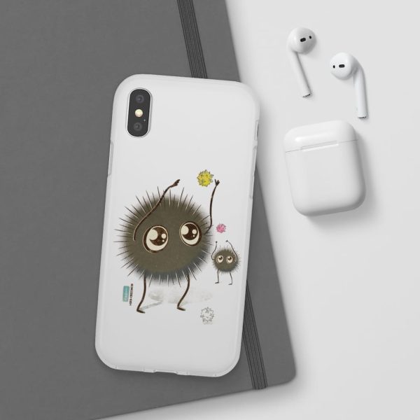 Spirited Away Review - Spirited Away – Soot Spirit Chibi iPhone Cases-Accessories, Phone Case, Spirited Away, Spirited Away Review