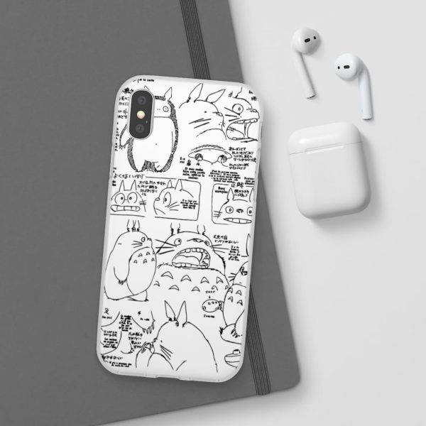 Mi Vecino Totoro - Totoro Original Character Sketch iPhone Cases-Accessories, Mi Vecino Totoro, My Neighbor Totoro, Phone Case