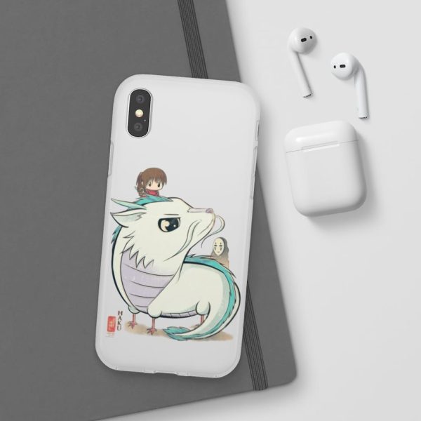 Haku Spirited Away - Spirited Aways Chibi iPhone Cases-Accessories, Haku Spirited Away, Kamaji Spirited Away, Phone Case, Spirited Away, Spirited Away English Cast