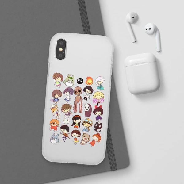 Ghibli Movie Characters Cute Chibi Collection iPhone Cases-Accessories, Phone Case