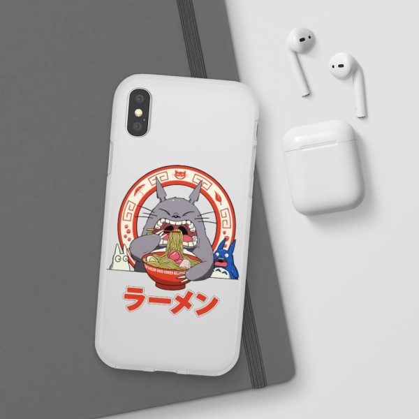 Totoro Backpack - Totoro Ramen iPhone Cases-Accessories, My Neighbor Totoro, Phone Case, Totoro Backpack