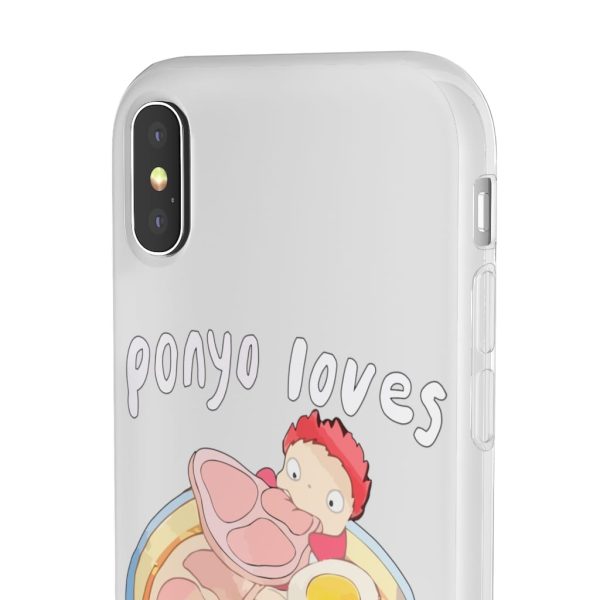 Ponyo Meaning - Ponyo Loves Ham iPhone Cases-Accessories, ponyo, Ponyo Meaning