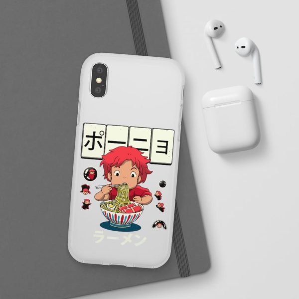 Ponyo - Ponyo very first Ramen iPhone Cases-Accessories, Phone Case, ponyo