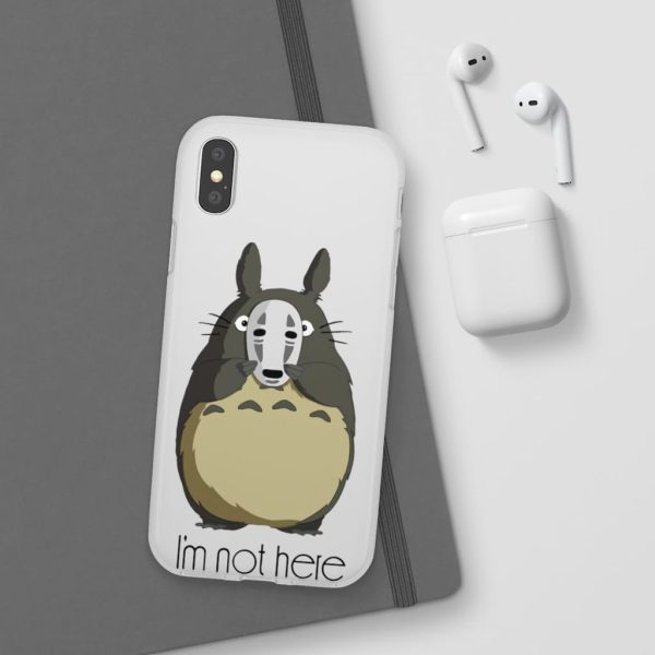 Studio Ghibli My Neighbor Totoro - Totoro I’m Not Here iPhone Cases-Accessories, My Neighbor Totoro, Phone Case, Studio Ghibli My Neighbor Totoro