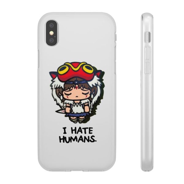 Princess Mononoke Showtimes - Princess Mononoke Chibi – I Hate Humans iPhone Cases-Accessories, Phone Case, princess mononoke, Princess Mononoke Showtimes