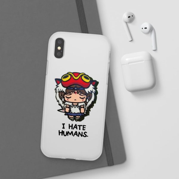 Princess Mononoke Showtimes - Princess Mononoke Chibi – I Hate Humans iPhone Cases-Accessories, Phone Case, princess mononoke, Princess Mononoke Showtimes