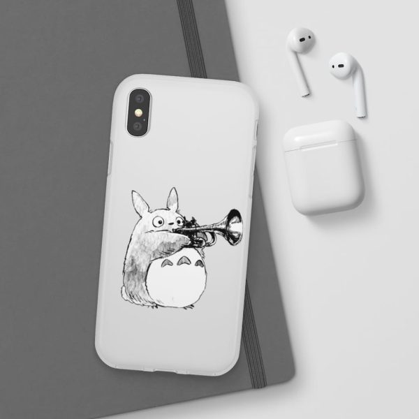 Mei My Neighbor Totoro - Totoro and the Trumpet iPhone Cases-Accessories, Mei My Neighbor Totoro, My Neighbor Totoro, Phone Case