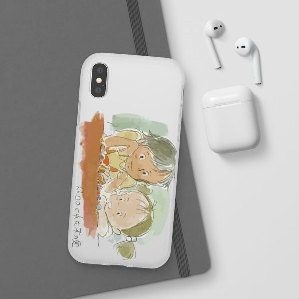 My Neighbor Totoro Japanese - My Neighbor Totoro – Mei & Satsuki Water Color iPhone Cases-Accessories, My Neighbor Totoro, My Neighbor Totoro Japanese, Phone Case