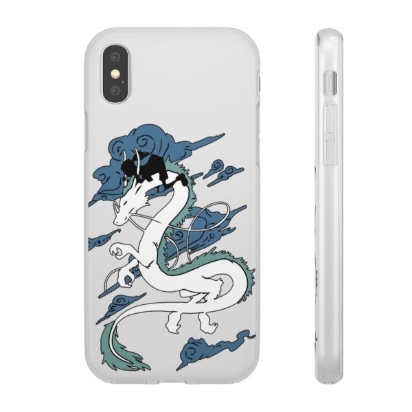 Spirited Away Tattoo - Spirited Away – Sen Riding Haku Dragon iPhone Cases-Accessories, Phone Case, Spirited Away, Spirited Away Tattoo