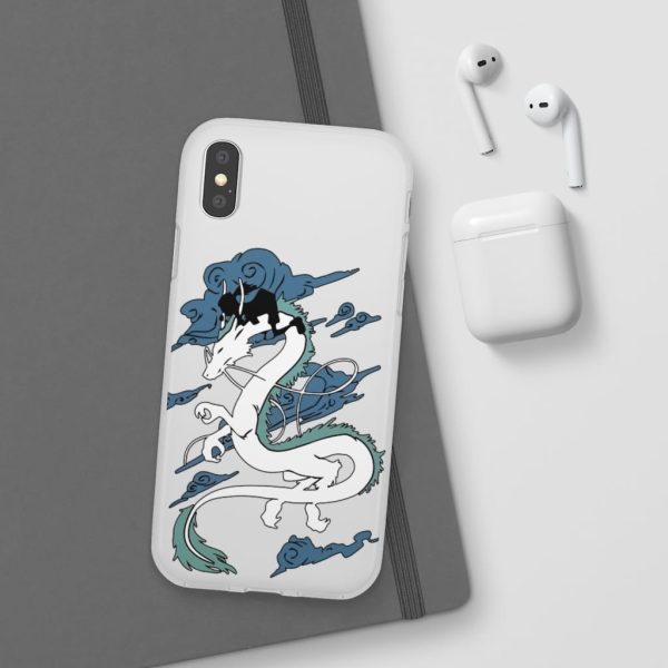 Spirited Away Tattoo - Spirited Away – Sen Riding Haku Dragon iPhone Cases-Accessories, Phone Case, Spirited Away, Spirited Away Tattoo